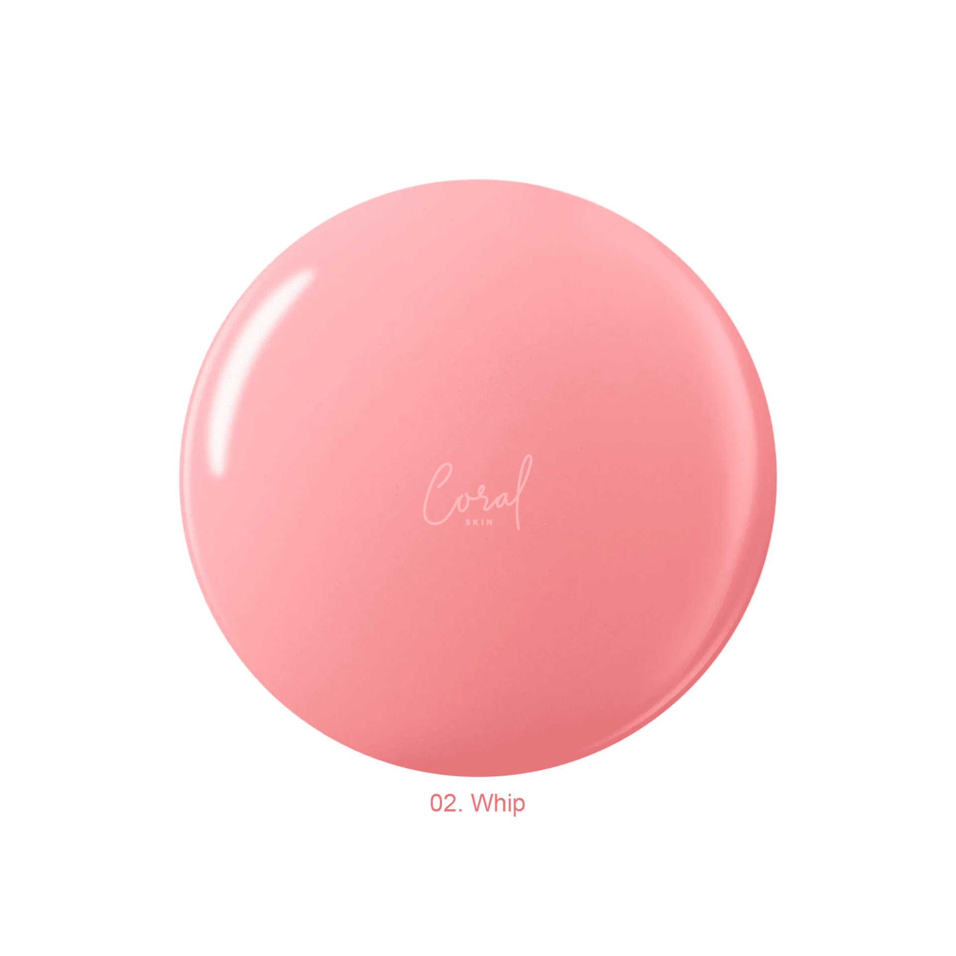 Liquid blush coral tono Whip - 2