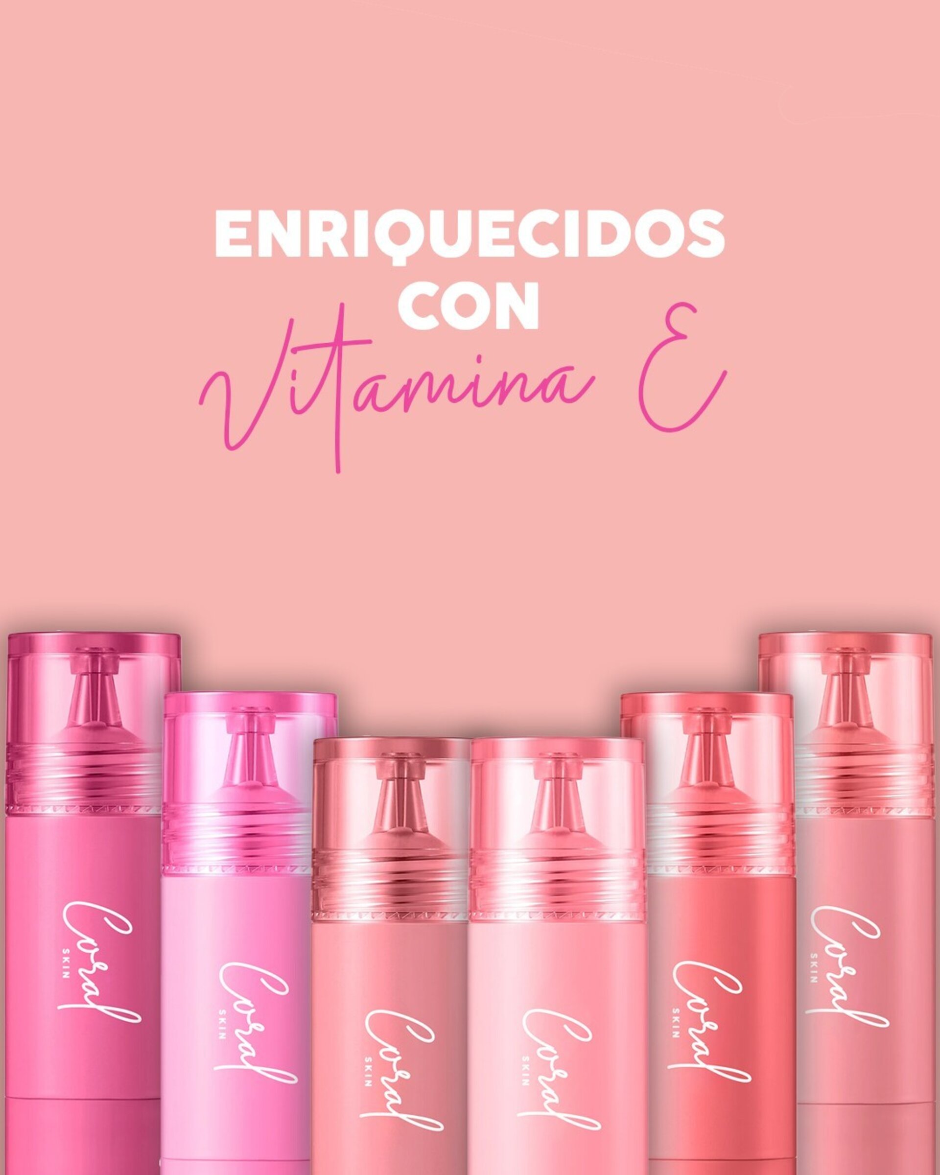 Liquid blush coral tono Berry - 3
